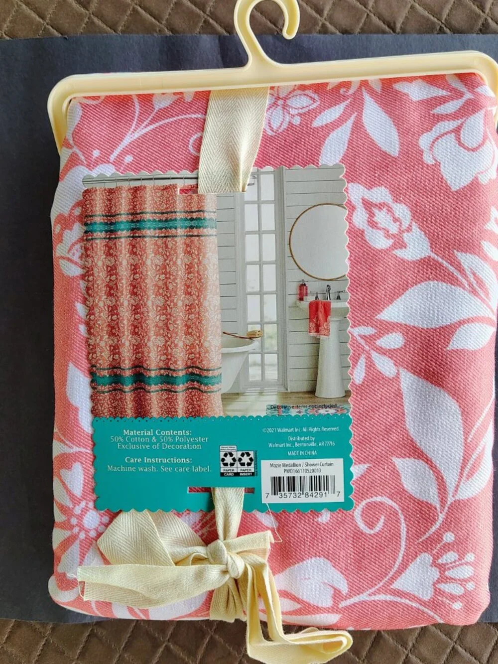 Brand new The Pioneer Woman Mazie Medallion Fabric Shower curtain